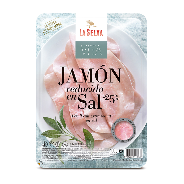 Jamón Cocido Extra Reducido en sal