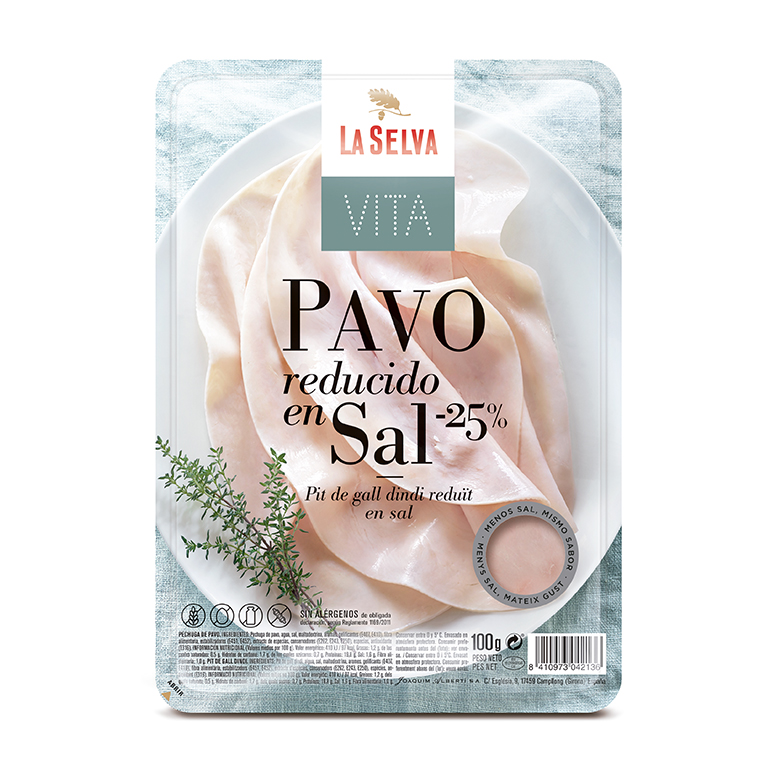 Pechuga de Pavo Reducida en sal